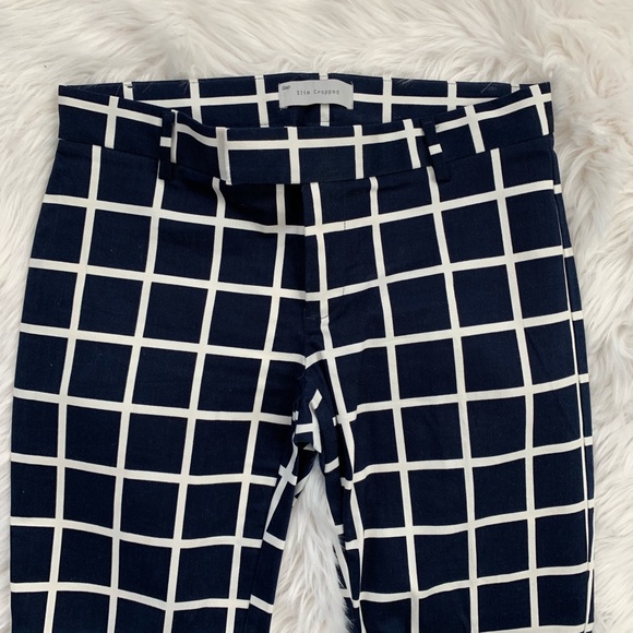 Gap Slim Cropped Stretch Print Pants Women’s 0 - Picture 6 of 7